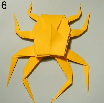 Оригами паук своими руками