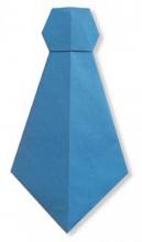 Оригами из бумаги «Галстук»