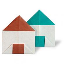 Схема оригами дом