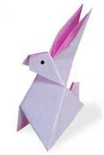 Схема оригами кролик
