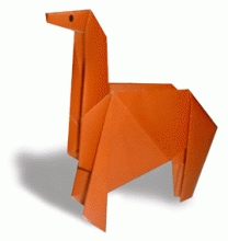 Оригами лошадь