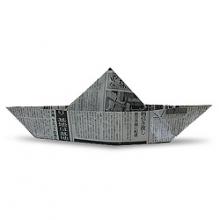Схема оригами мексиканская шапка из газеты