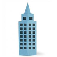 Схема оригами здание