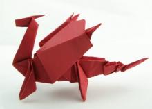 Дракон оригами
