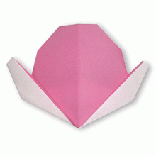 Схема оригами персик
