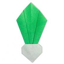 Схема оригами репа