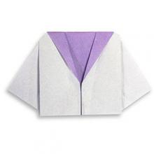 Схема оригами тельняшка