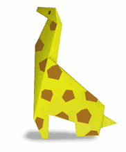 Схема оригами жираф
